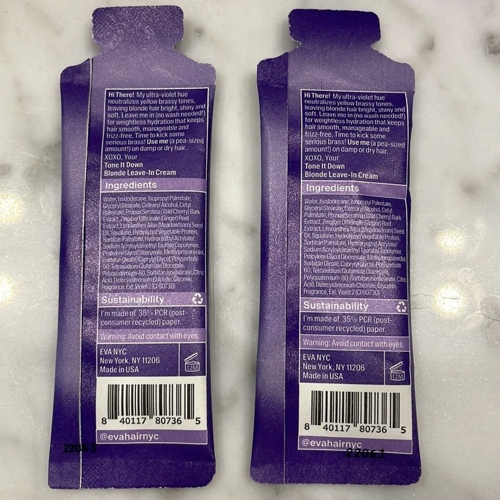 John Frieda and Eva NYC Hair Care Bundle - Conditioner and Leave-In Cream